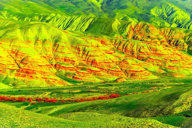 A Full Day Khinalug, Guba and Candy Mountains Private Your - Candy Mountains: caramel layers and the Mars-like look