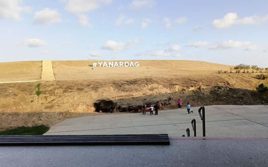 Ateshgah Fire temple and Burning mountain tour - Yanar Dag Burning Mountains: natural flames you can walk around