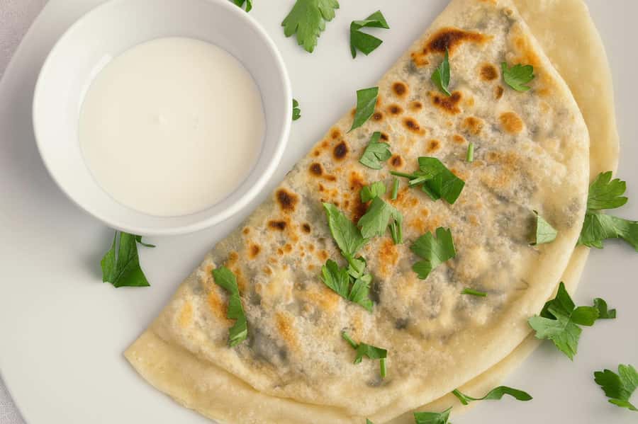 Azerbaijani Cooking Class & Old City Tour & Lunch - Ayran with dry mint, a cooling finish