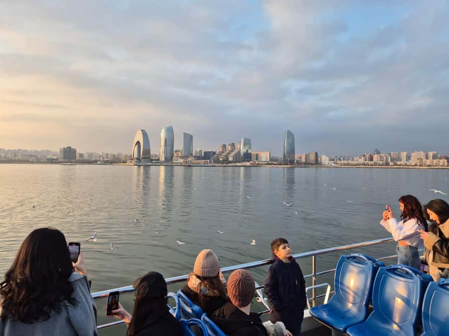 Baku: Caspian Sea Boat Tour with City Skyline Views - From hotel pickup to the dock, how the timing really works