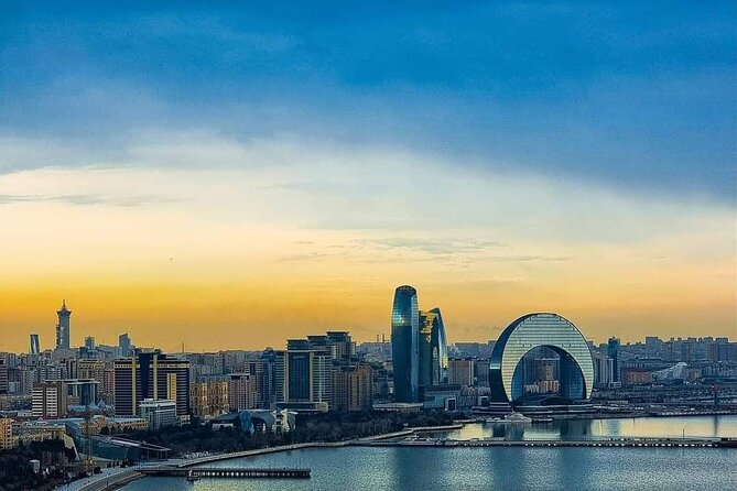 Baku City Sights Guided Night Walking Tour with Funicular - Philarmonia Garden and the National Art Museum viewpoint stops