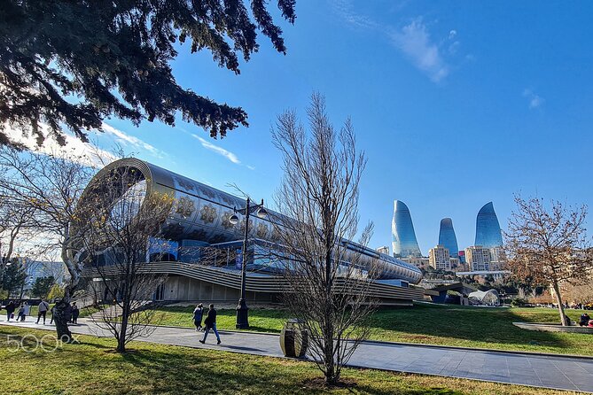 Baku City Sights Guided Night Walking Tour with Funicular - Martyrs Lane, Alley of Martyrs Mosque, and the eternal fire memorial stops