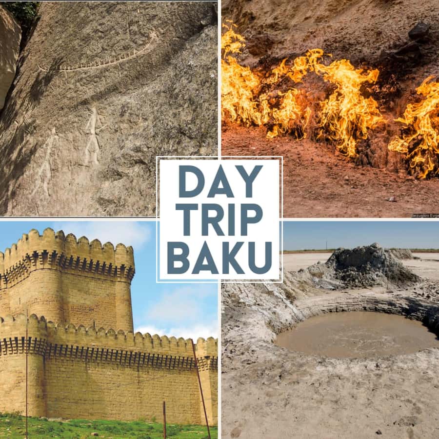 Baku: Gobustan & Absheron Trip - Gobustan caves and Qobustan Rock Pictures: where humans left clues