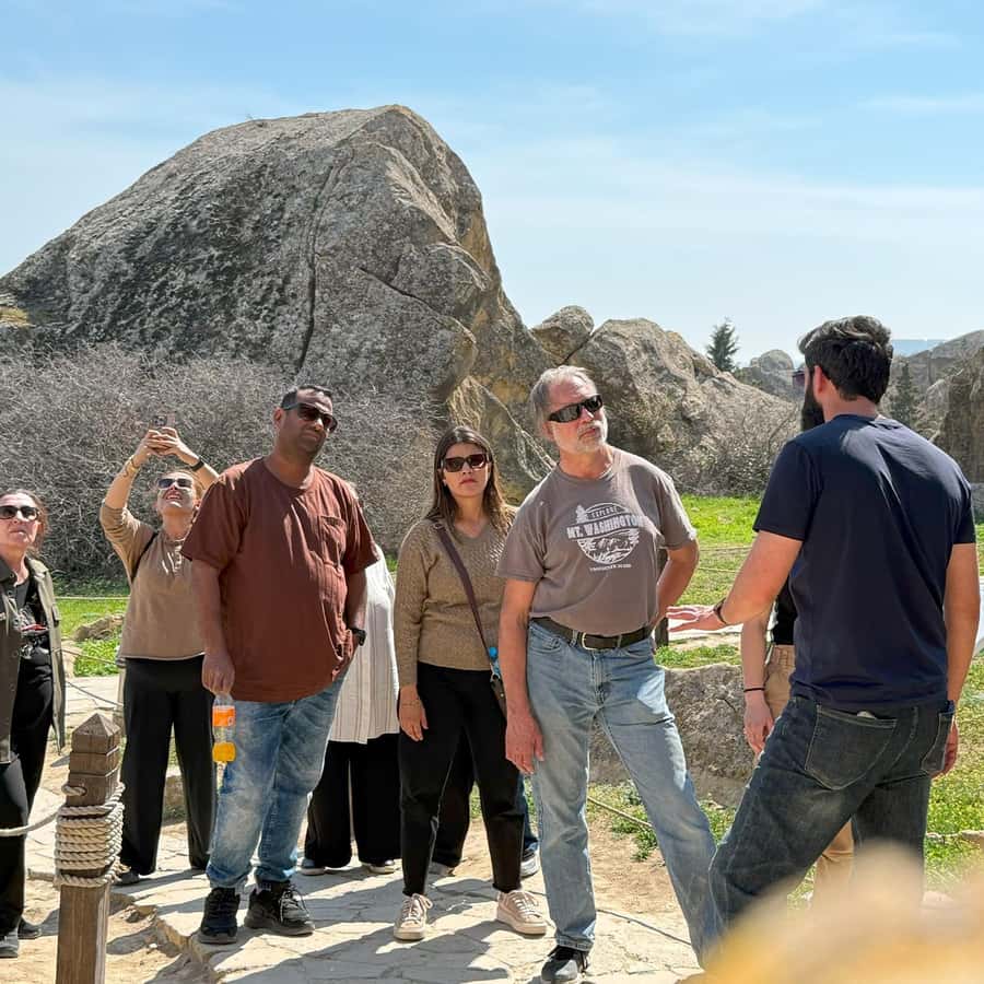 Baku: Gobustan, Mud Volcanoes, Fire Temple, & Yanar Dag Tour - Starting point and timing: plan for sun, walking shoes, and real gaps