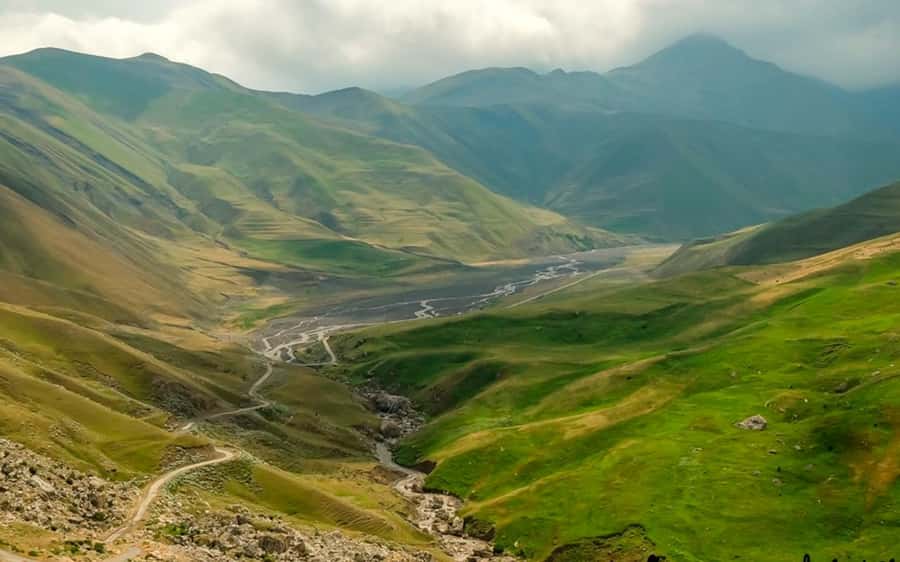 Baku: Guba Khinalig & Candy Cane Tour with Homemade Lunch - Hotel pickup in Baku, then straight to Beshbarmag Mountain