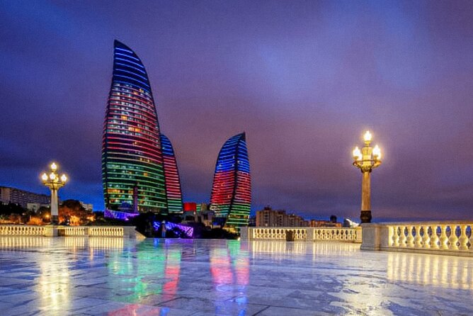Baku Night City Tour Discover the Magic of Illuminated Landmarks - Stop 5: Heydar Mosque, Cultural Finale Under Illumination