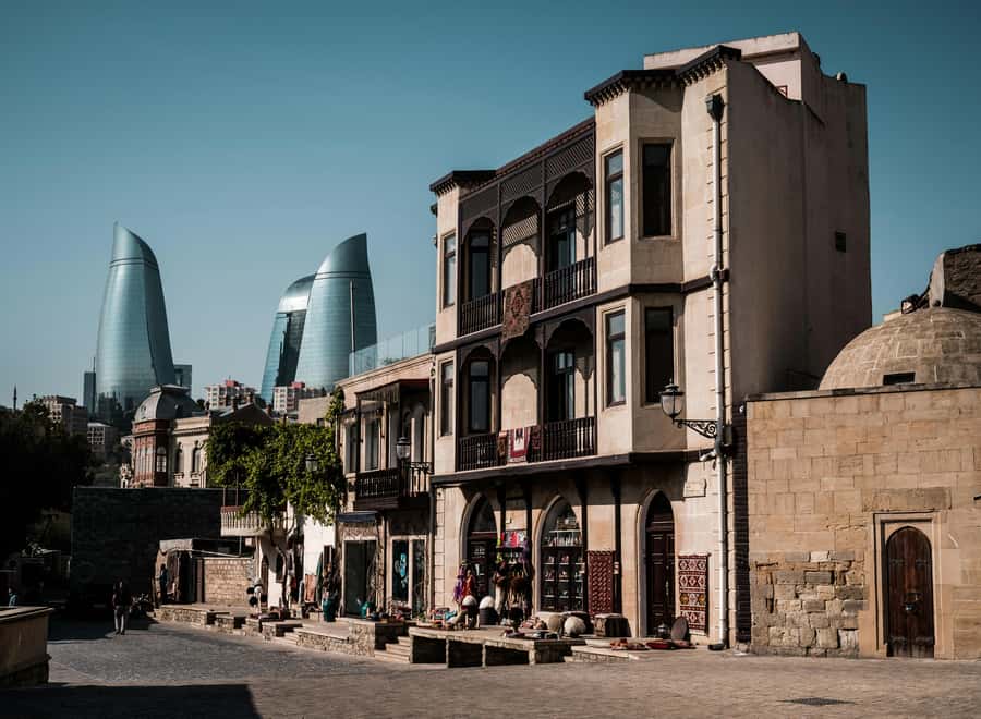 Baku Old City Wonders: A Walking Tour Through Time - Maiden Tower: your first major landmark and the best photo angle
