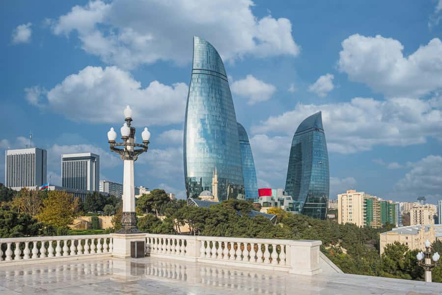 Become a Baku resident in a day - Highland Park and Flame Towers, the photo stops that actually make sense