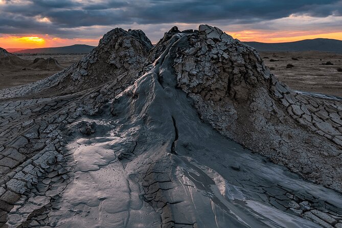 Discover Gobustan and Absheron History, Mud Volcanoes and Nature - Yanar Dag: the burning mountain that keeps going