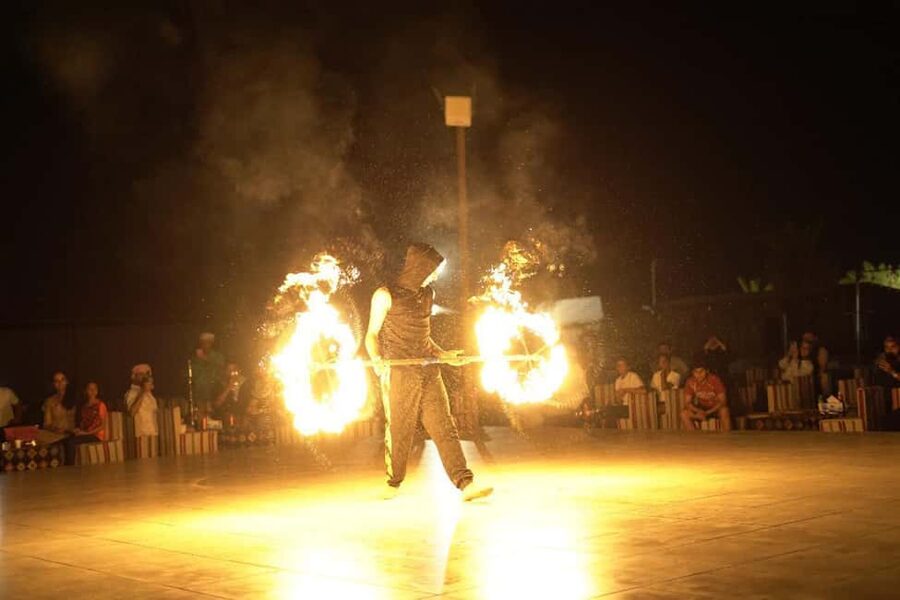 Dubai: Desert Safari, Camel Ride, Quad Bike & BBQ Dinner - Dinner At An Arabian-Style Desert Fortress Camp