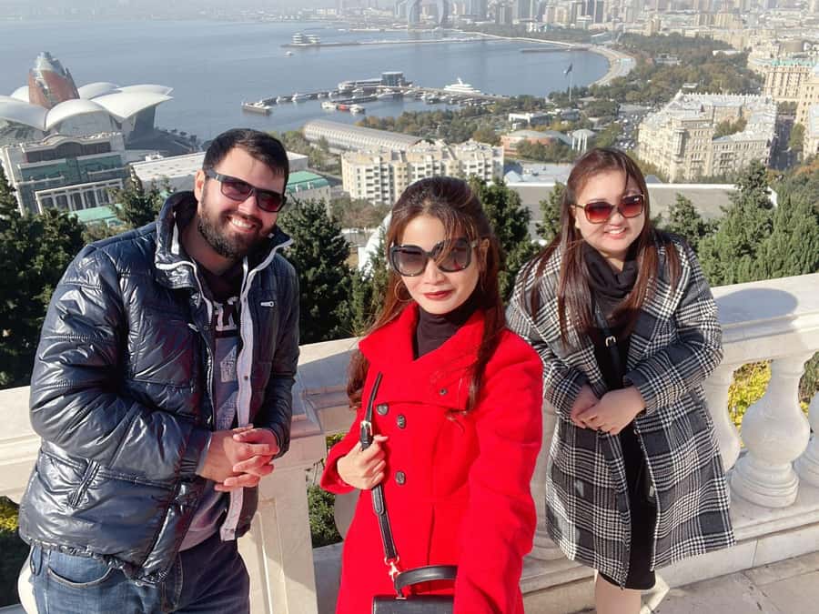 Full Day Baku tour - Flame Towers and skyline views: fast photos, big payoff