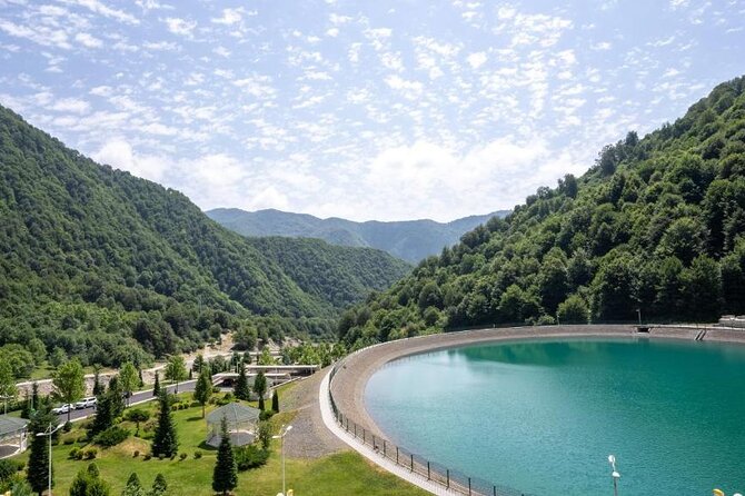 Gabala,Shamakhi, Caucasus mountains Day Trip Tour - Nohur Lake: pedal boat time, tea by the water, and optional horseback moments
