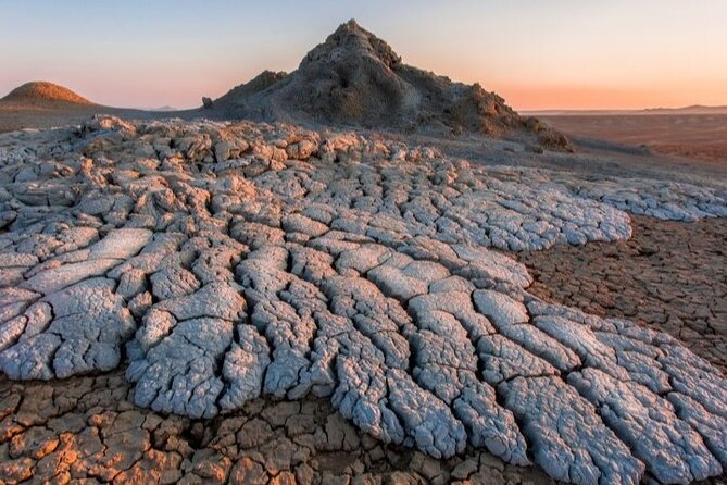 Gobustan and Absheron tour (All inclusive) - Gobustan mud volcanoes: the active craters and the blue-clay look