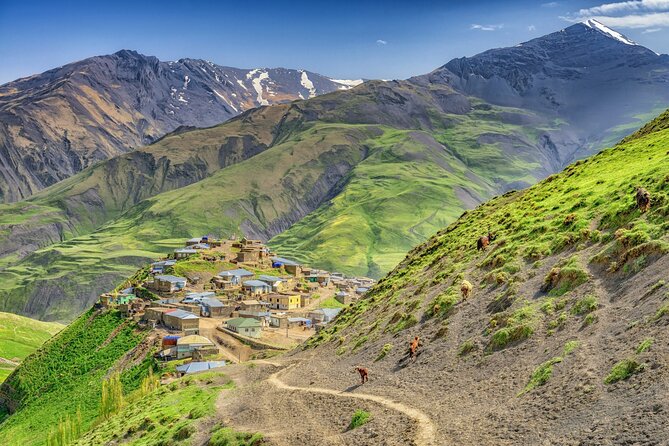 Guba and Khinaliq trip with HOMEMADE lunch (Group or Private) - Stops Before Quba: Five Fingers, Pir Hydyr, and the Candy Cane Mountains