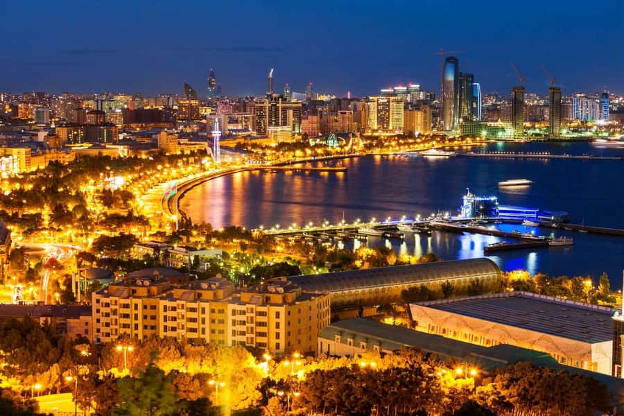 Panoramic Night Baku with Azerbaijan Tour - Baku Boulevard: Sea Breeze, Walking Space, and Night Atmosphere
