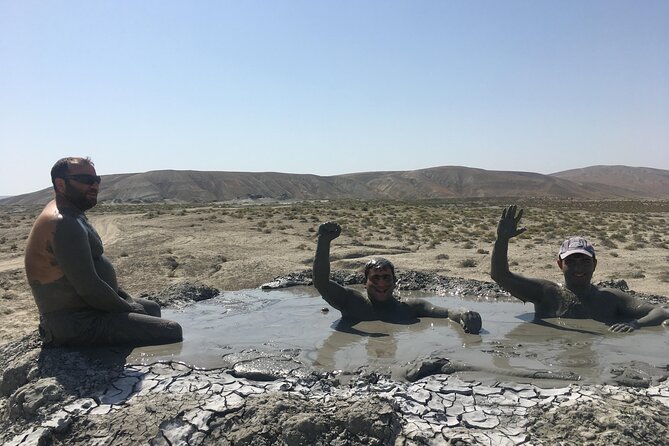 Qobustan rock arts, Mud Volcanoes, Fire temple Ateshgah, Yanardag - Gobustan National Preserve Museum: UNESCO rock art at human scale